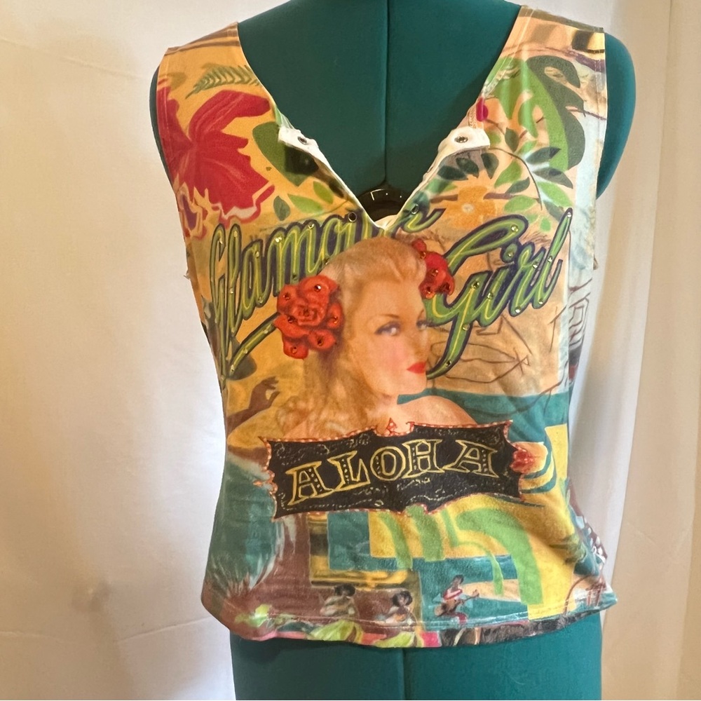 Vintage Hawaiian aloha tank